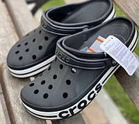 Мужские босоножки крокс черные, сабо летние для мужчин Crocs Bayaband Clog оригинал