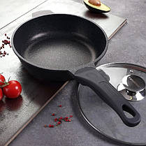 Сковорідка глибока з кришкою 24 см Tiross TS 1237 (Niz14296), фото 2