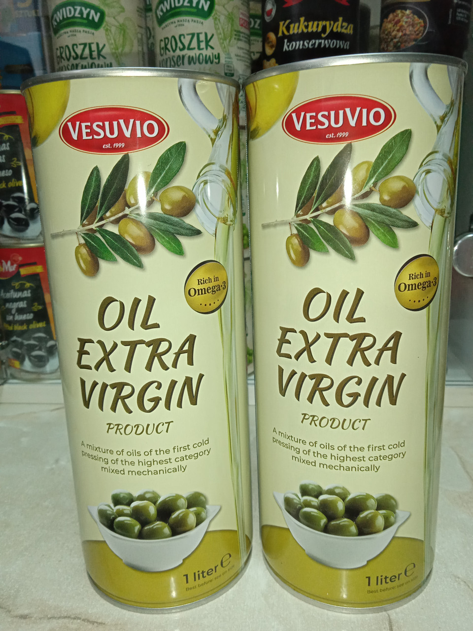 Оливковое масло Vesuvio Extra Vergine Olive Oil, 1000 ml. Италия (ID ...