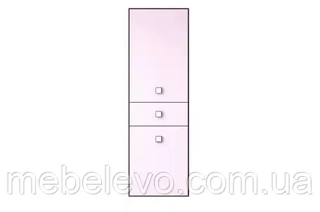 Гербор Аватар пенал навісний 2d1s рожевий 1620х520х345мм, фото 2