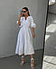 Сукня FLS2031 Біла Oversize S-L, фото 4
