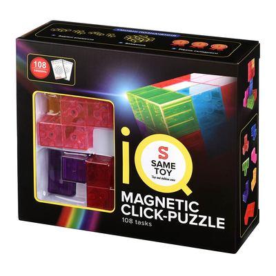 Головоломка Same toy IQ Magnetic click-puzzle 108 заданий, фото 1