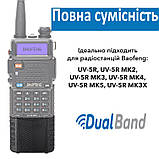 Комплект Рація Baofeng UV-5R , 5 Вт, 1800 мАч + Гарнітура + Ремінець на шию + АКБ для Рації Baofeng UV-5R, фото 7