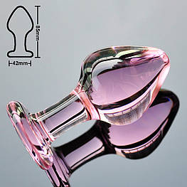 Анальна пробочка PINK CRYSTAL