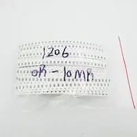 Резистори набір 450 шт. SMD 1206 18 номіналів по 25 штук