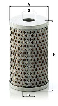 Фільтр гідравлічний (ГУР) H601/4 (MANN-HUMMEL)