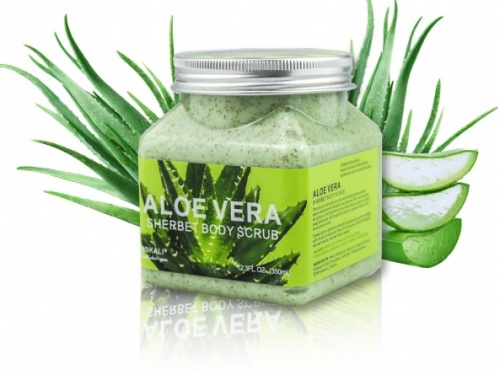 Скраб для тіла Wokali Aloe Vera Sherbet Body Scrub WKL447