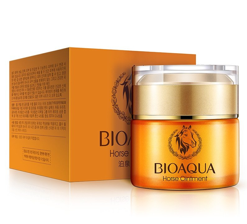 Крем для обличчя BIOAQUA Horse Ointment Cream з антивіковим ефектом на основі кінської олії 50 мл