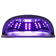 Ультрафіолетова LED-лампа SUN T15 160 Вт для сушіння гель-лаку, гелю рожева, фото 4