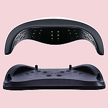 Ультрафіолетова LED-лампа SUN T15 160 Вт для сушіння гель-лаку, гелю рожева, фото 6