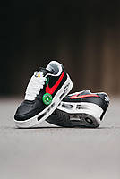 Кроссівки жіночі з червоним лого Nike Air Force. Модні кроссівки для дівчат Найк Аір Форс весна осінь., фото 6