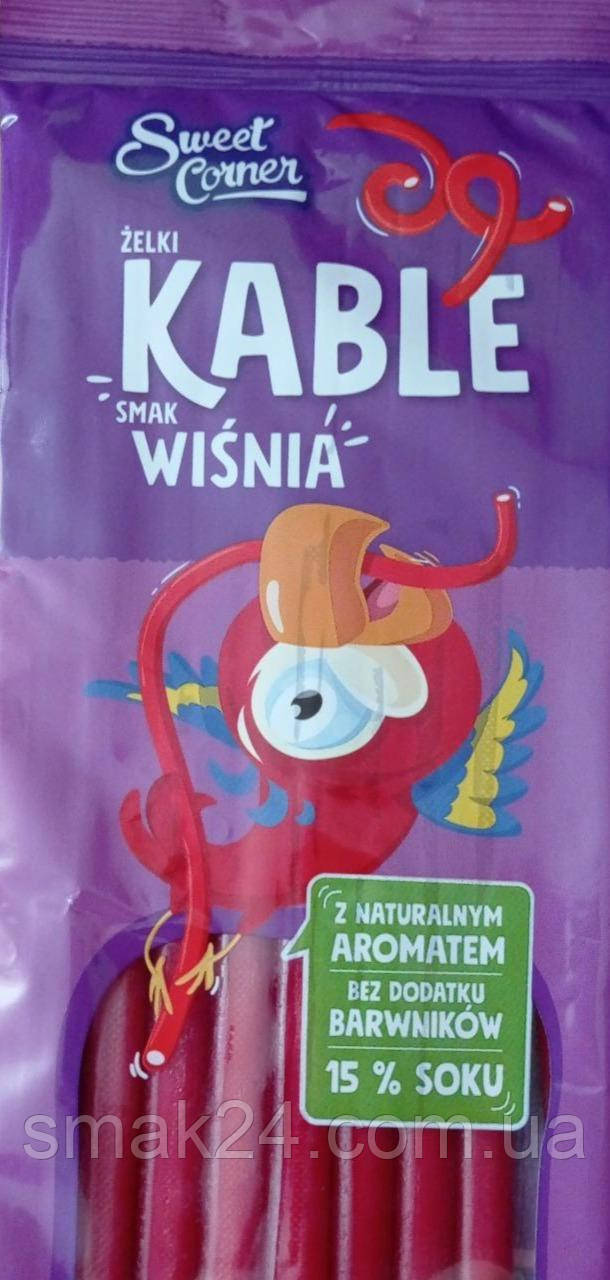 Желейные конфеты стики вишневые Sweet Corner Zelki Kable Smak Wishnia