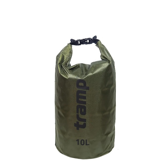 Гермомішок 10 л Tramp PVC Diamond Rip-Stop Olive (SH113058), фото 1