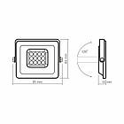 LED прожектор Videx F2e 10W 900Lm 5000K 220V VLE-F2e-105W 27540, фото 7