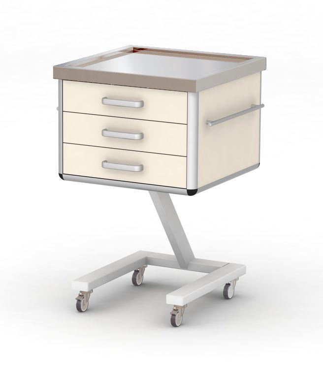 Тумба медична СА1.300 приліжкова пересувна для лікарень процедурних кабінетів, фото 1