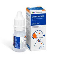 Ципронорм BioTestLab капли для глаз и ушей для собак и котов, 10 мл