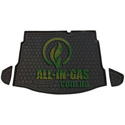 Килимок Nissan Qashqai 2010-2014 (с докаткой) AvtoGumm Автокилимок в багажник Нісан Кашкай