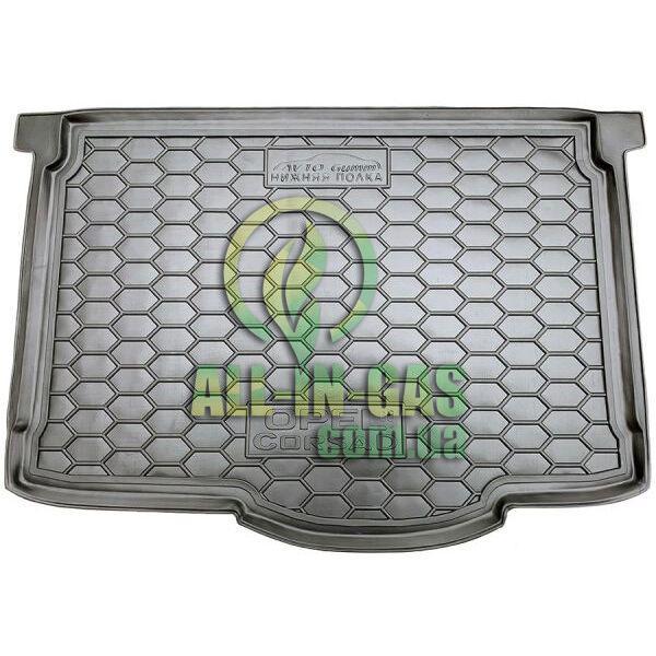 Килимок Opel Corsa D (5дв) 2006- (нижня полка) AvtoGumm Автокилимок в багажник Опель Корса Д, фото 1