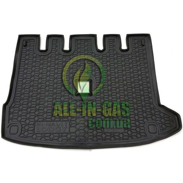 Килимок Renault Lodgy 2018- (раздельная сидушка) AvtoGumm Автокилимок в багажник Рено Лоджи, фото 1