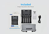 Зарядний тестер XTAR VC4SL до АКБ АААА 18650 21700 26650 тип C QC3.0, фото 7