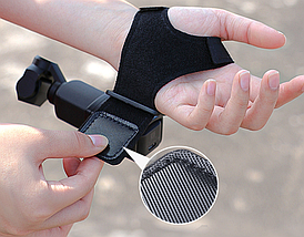 Кріплення на руку, зап'ястя для екшн-камер GoPro, DJI, Xiaomi та інших камер 360° поворотне, фото 3
