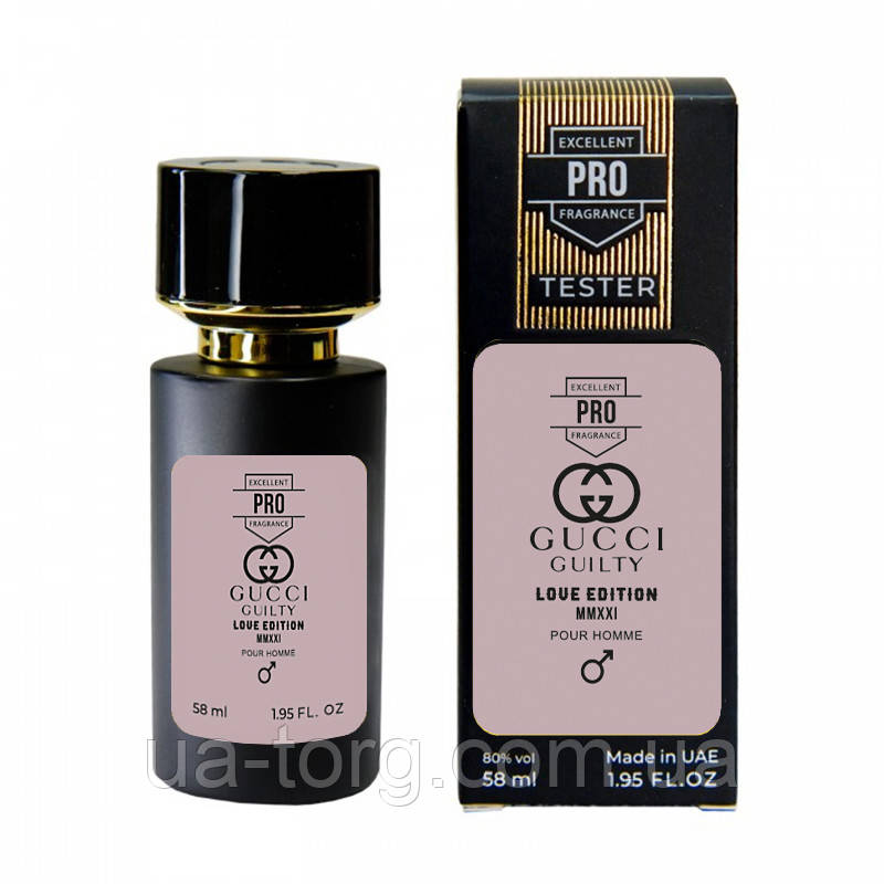 Gucci Guilty Love Edition MMXXI TESTER PRO мужской 58 мл - фото 1 - id-p1809652472