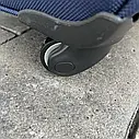 Валіза Wings 1706 тканинний на 4 колесах, великий Синій, фото 4