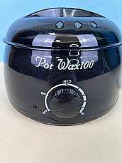 Воскоплав баночний з терморегулятором PRO-WAX 100, чорний, фото 3