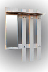 Вішалка в передпокій настінна. Дуб Молочний