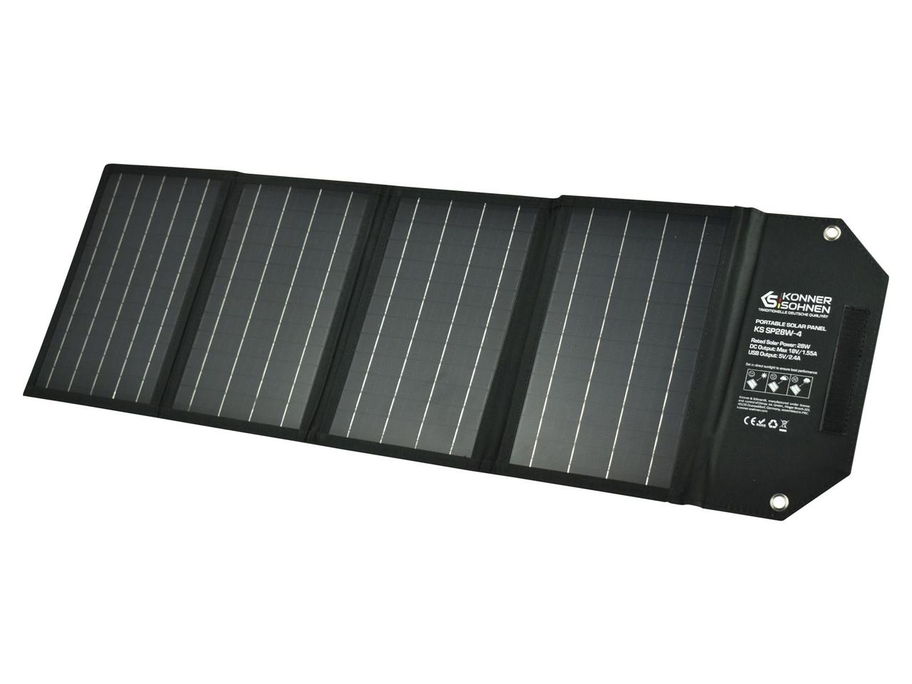 Портативна сонячна панель KS SP28W-4 Könner & Söhnen