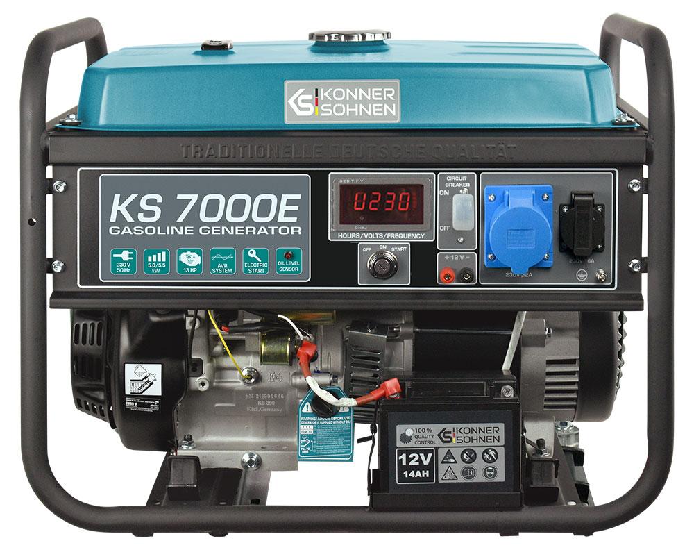 Бензиновий генератор Konner & Sohnen KS 7000E (Німеччина), фото 1