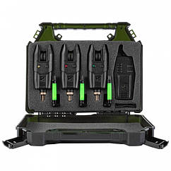 Набір сигналізаторів і свінгерів Korum Kbi-R Bite Alarm Presentation Set 3+1