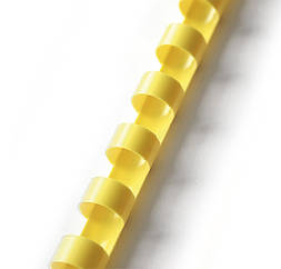 Пластикові пружини жовті Ф 10 мм, уп 100 шт.
