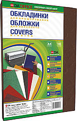 Обкладинки картонні коричневі А4 230 г/м2 100шт DA Delta Color