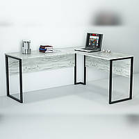 Офисный стол СУЛА-1-1 (1400x1200x750) Дуб Крафт белый Гамма стиль