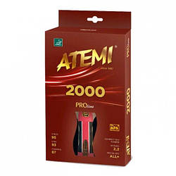 Ракетка для настільного тенісу Atemi 2000 Pro Line (100536) пряма конічна ручка / ракетка тенісна Атемі