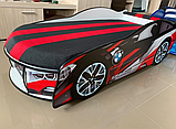 Ліжко-машинка BMW Red 80*180 Спейс SPACE 01, фото 5