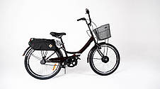Електровелосипед Crosser Smart 24 (500w 36v 13,2Ач )КОРИЧНЕВИЙ, фото 4