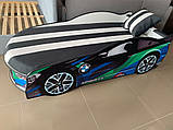 Ліжко-машинка BMW Green 80*180 Спейс SPACE 03 з механізмом, фото 4