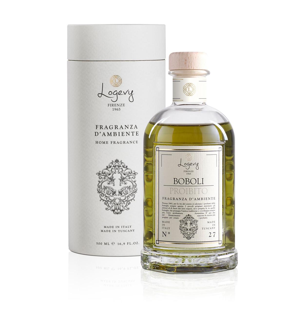 Аромадифузор Logevy Firenze 500 ML Boboli Proibito (Заборонений сад Боболі)