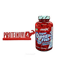 Омега для спорта Amix Super Omega 3 Fish Oil 180caps, жирные кислоты
