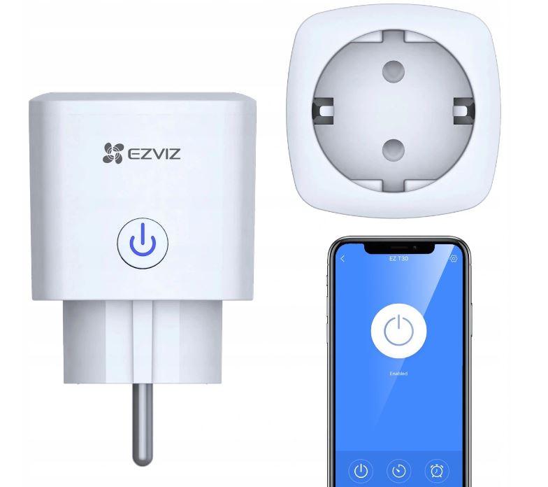 Wi-Fi розетка Ezviz T30-10A Розумна розетка SmartHome