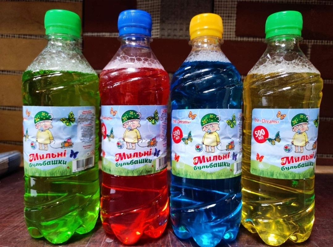 Запасна рідина для мильних бульбашок TM DREAMS 500 мл