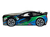 Ліжко-машинка BMW Green 80*180 Спейс SPACE 03 з механізмом, фото 5