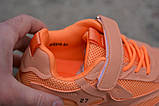 Стильні дитячі кросівки Kimboo оранжеві р32  20.0 см, фото 3