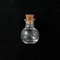 Пляшечка Finding Кругла скляна колбочка Прозора 23 мм x 16 мм