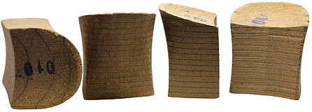Каблук дерев'яний (мазанит) жіночий №010 (висота-6,5 мм), фото 2