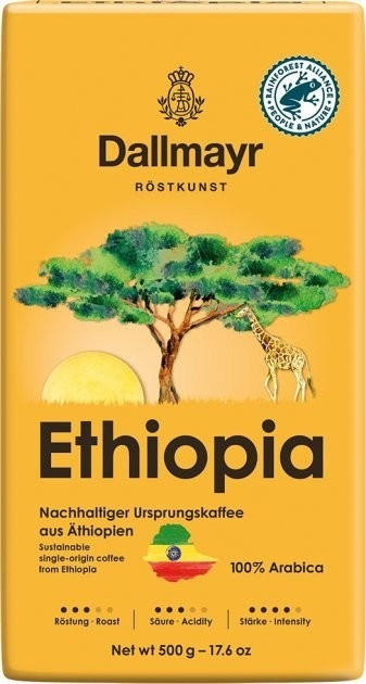 Кава мелена Dallmayr Ethiopia 500 г Німеччина