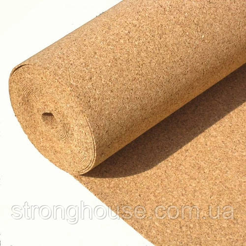 Підкладка Cork Underlayment miniroll 2мм MegaCork пробкова натуральна (Португалія)