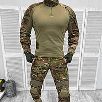 Тактический костюм Teflon мультикам (M - 3XL) рипстоп Форма камуфляжная армейская летняя мужская для ВСУ